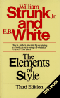 Strunk and White - The Elements of Style
